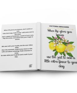 Personalized hardcover journal lined featuring 