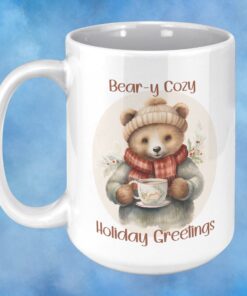 Beary Cozy 15 oz mug mockup 3