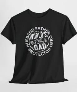 World's Best Dad t-Shirt Black