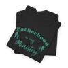Black-Gildan-T-shirt-Fatherhood-is-my-ministry-Folded