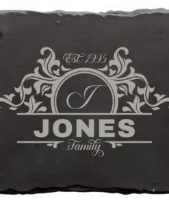 Family Slate Coaster