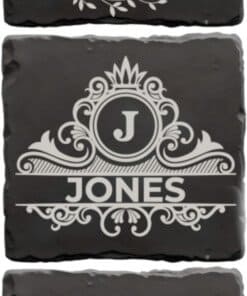 Personalized Monogram Slate Coaster