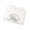 When Love Came Down Jesus Sweatshirt white