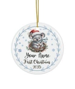 Personalized Baby's First Christmas Ornament