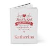 personalized Christian Valentine journal