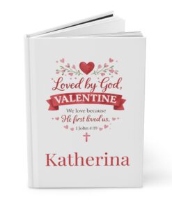 personalized Christian Valentine journal