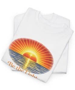 Alternative view of Christian Be the Light T-Shirt