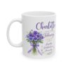 Personalized February Birth Flower Mug