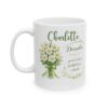 Personalized December Birth Flower Mug