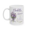 Personalized September Birth Flower Mug