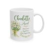 Personalized April Birth Flower Mug