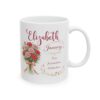 Personalized January Birth Flower mug
