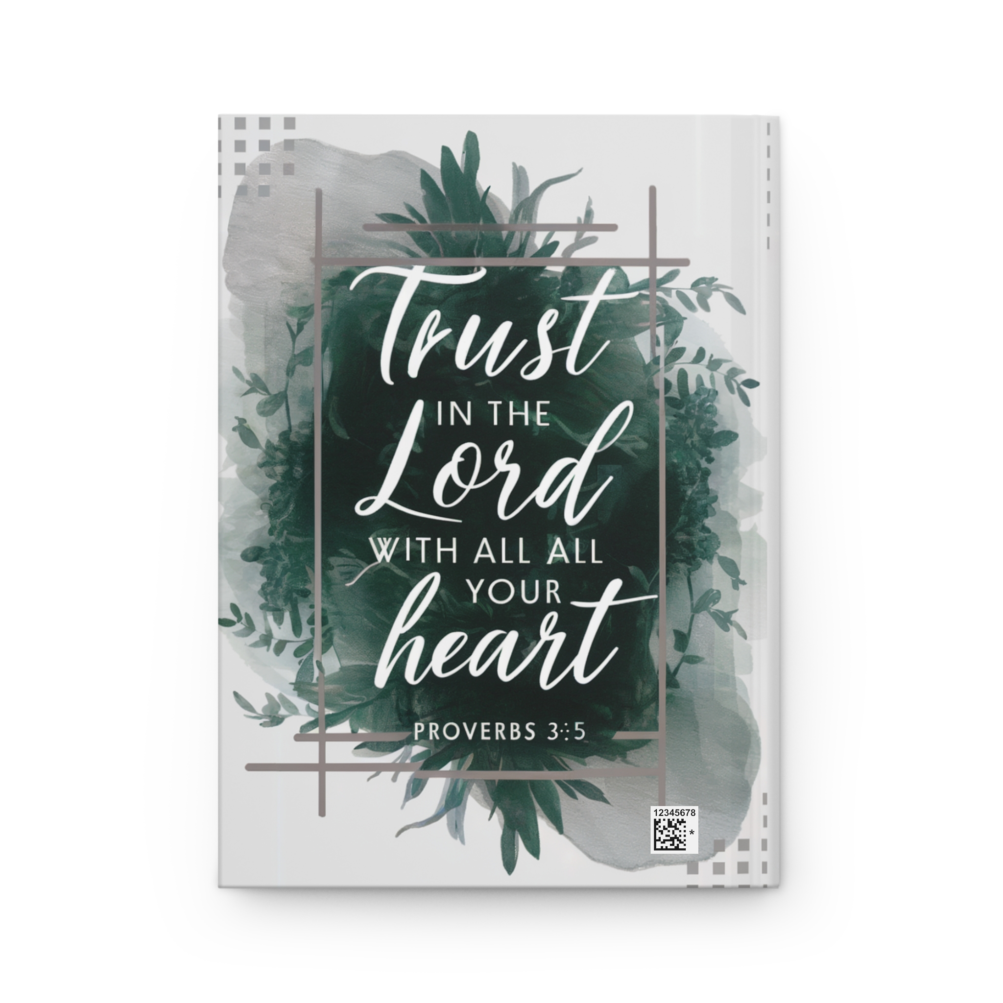 Proverbs 3:5 Hardcover Journal — Trust in the Lord Matte Faith Notebook - Image 3