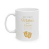 Personalized First Mother's Day Yellow Mug
