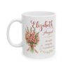 personalized August Birth Flower Mug