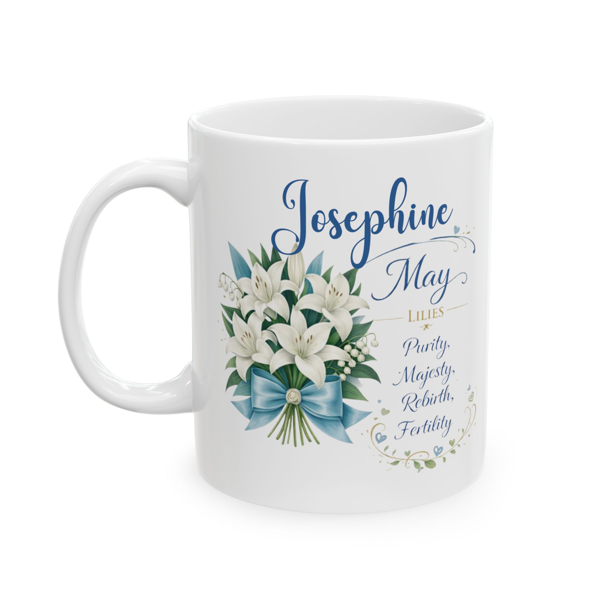 personalized May Birth Flower Mug