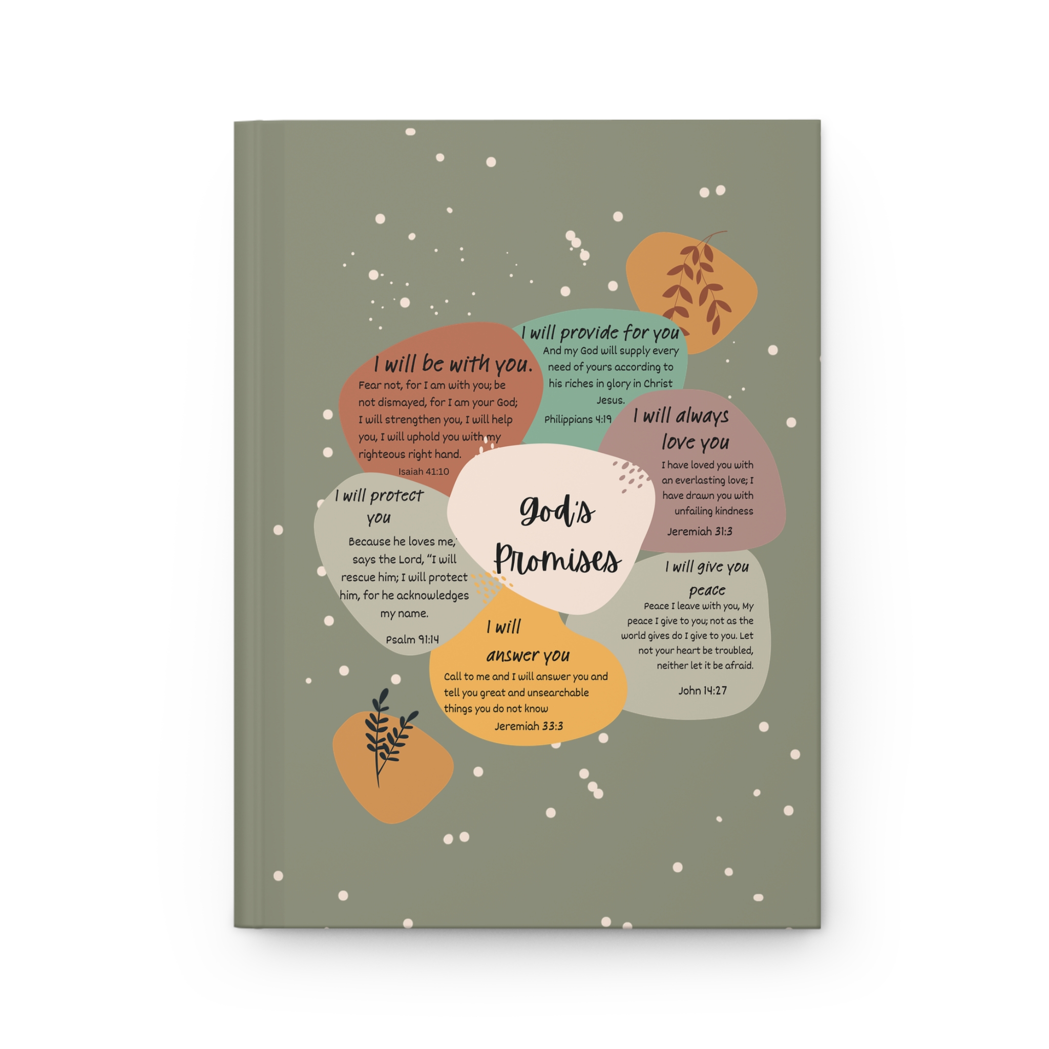 God's Promises Journal with Bible Verses