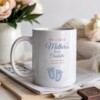 personalized first mother’s day mug blue