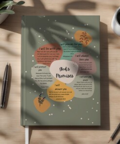 Alternative view of God's Promises Journal with Bible Verses | Christian Prayer Notebook