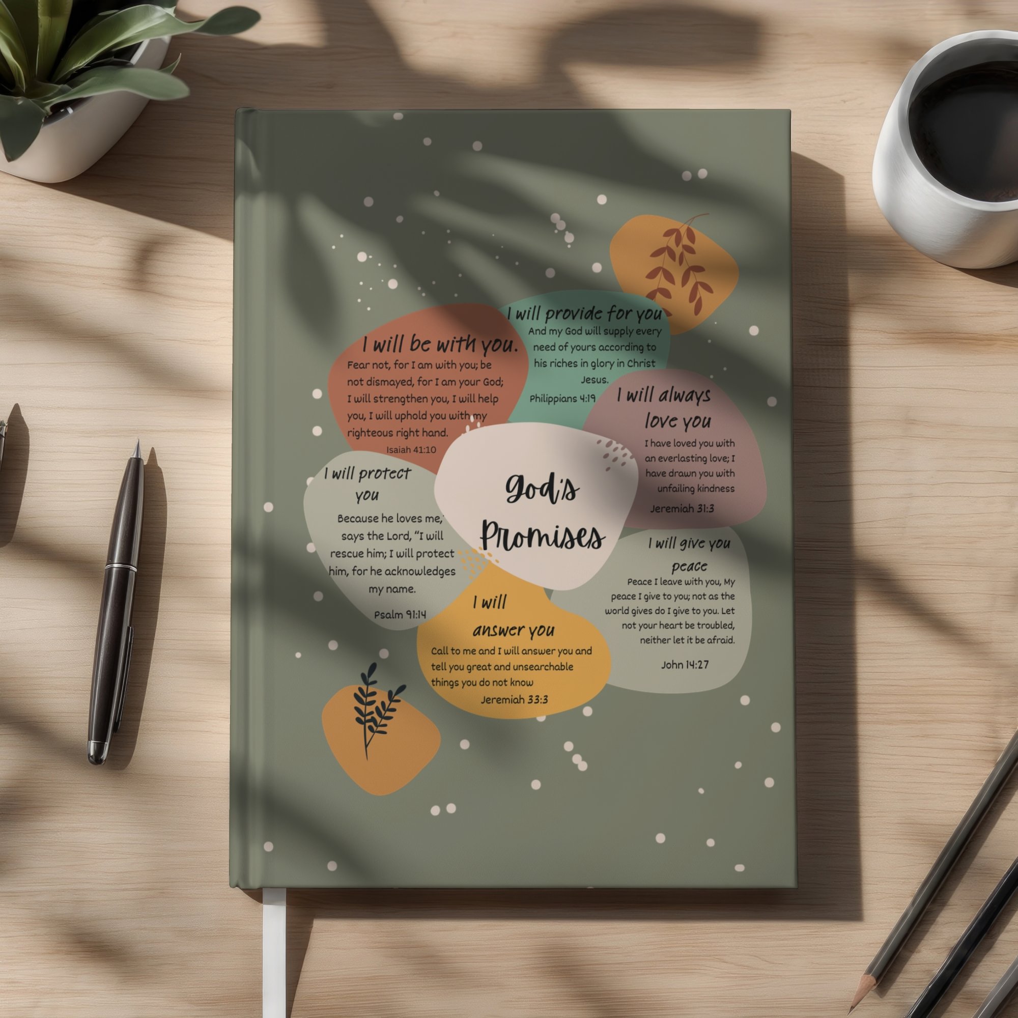 God's Promises Journal with Bible Verses | Christian Prayer Notebook - Image 2